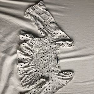 American Eagle polka dot crop top